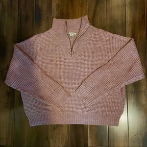 American Eagle quarter zip sweater